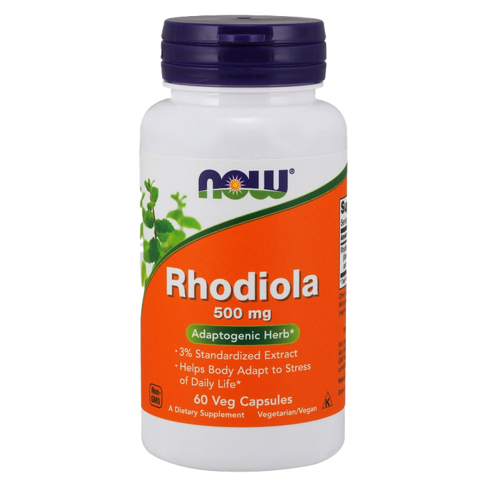 NOW Foods Rhodiola, 500mg - 60 vcaps