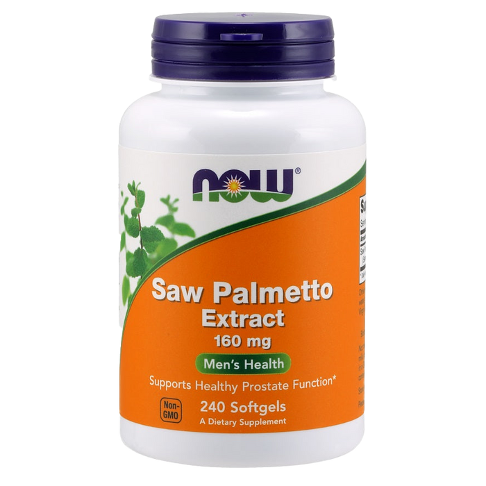 NOW Foods Saw Palmetto Extract, 160mg - 240 softgels