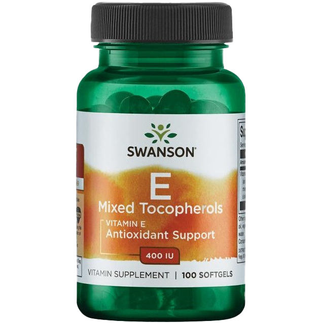 Swanson Vitamin E Mixed Tocopherols, 400 IU - 100 softgels