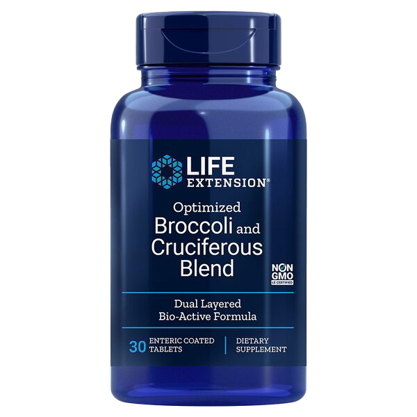 Life Extension Optimized Broccoli and Cruciferous Blend - 30 enteric coated tabs