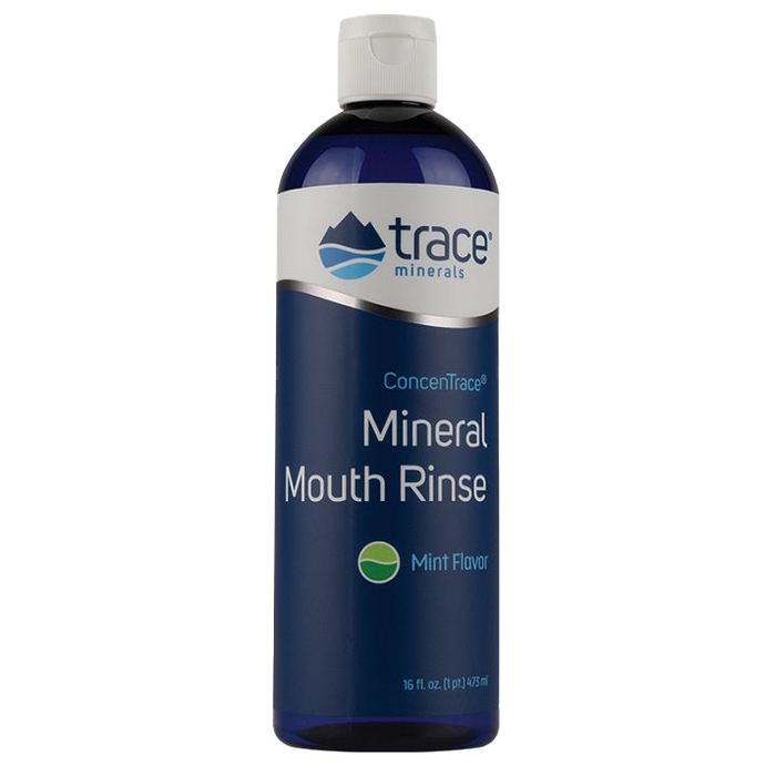 Trace Minerals ConcenTrace Mineral Mouth Rinse, Mint - 473 ml.