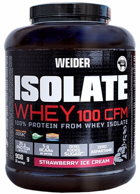 Weider Isolate Whey 100 CFM 2000g - Whey Proteins at MySupplementShop by Weider