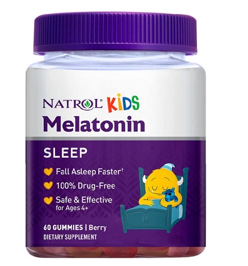 Natrol Kids Melatonin, Berry - 60 gummies - Sports Nutrition at MySupplementShop by Natrol