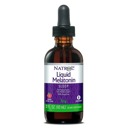 Natrol Liquid Melatonin, Berry - 60 ml. - Sports Nutrition at MySupplementShop by Natrol