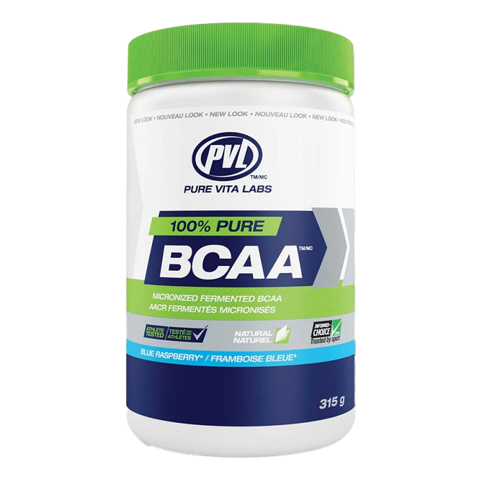 PVL Essentials 100% Pure BCAA, Blue Raspberry - 315 grams