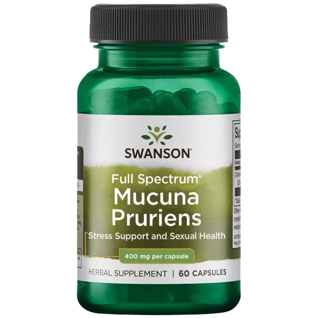 Swanson Full Spectrum Mucuna Pruriens, 400mg - 60 caps