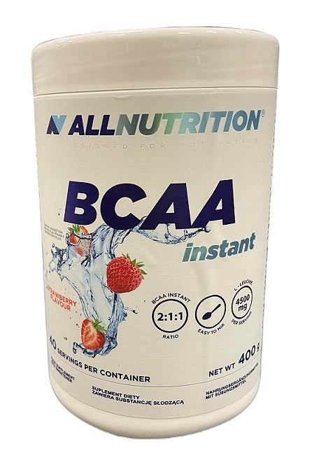 Allnutrition BCAA Instant 400g - Strawberry - Amino Acids and BCAAs at MySupplementShop by Allnutrition