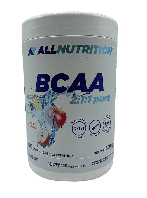 Allnutrition BCAA 2:1:1 Pure 500g - Amino Acids and BCAAs at MySupplementShop by Allnutrition