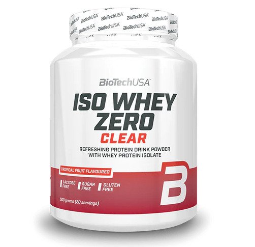 BioTechUSA Iso Whey Zero Clear, Tropical Fruit - 500g - Clear Whey Protein at MySupplementShop by BioTechUSA