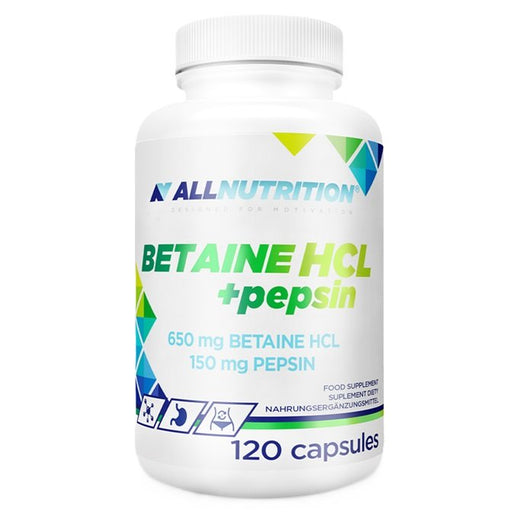 Allnutrition Betaine HCl + Pepsin - 120 caps (EAN 5902837748474) - Sports Nutrition at MySupplementShop by Allnutrition