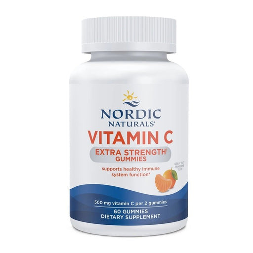 Nordic Naturals Vitamin C Extra Strengthgummies, Tangerine 60gummies - Sports Supplements at MySupplementShop by Nordic Naturals