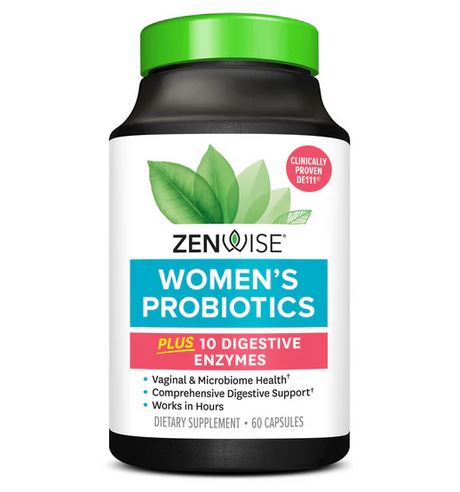 Zenwise Women's Probiotics 60 caps - Multi Enzymes at MySupplementShop by Zenwise