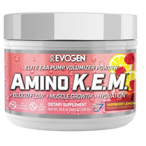 Evogen Amino K.E.M. EAA 480g - Raspberry Lemonade - Sports Nutrition at MySupplementShop by Evogen