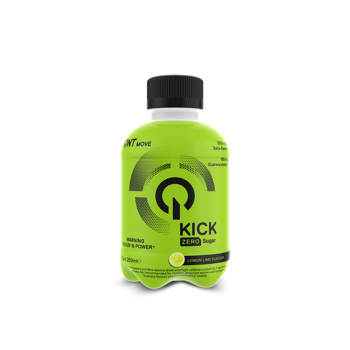 QNT Kick Pre Workout Energy drink 12 x 250ml - Energy Drink at MySupplementShop by QNT