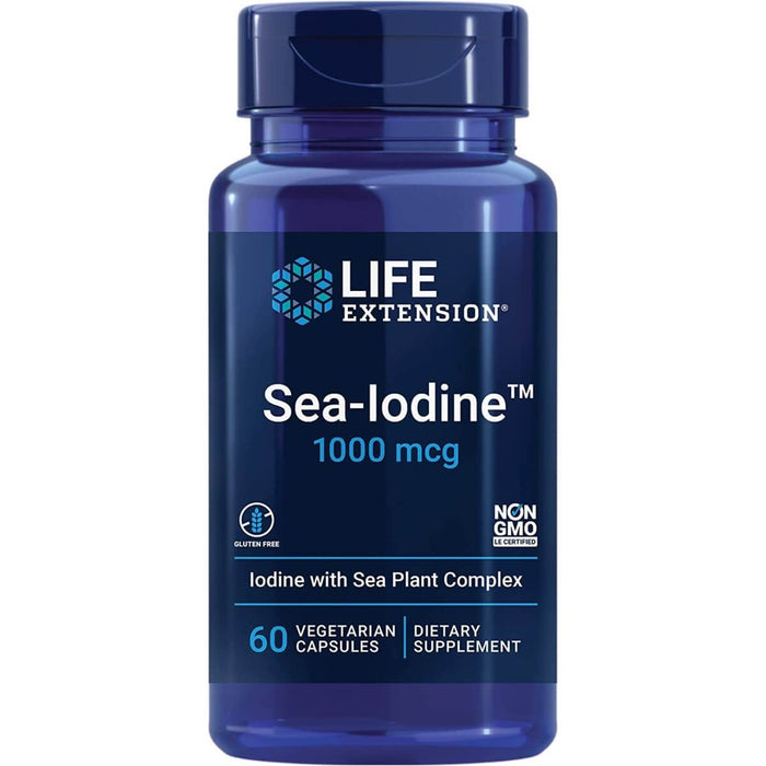 Life Extension Sea-Iodine 1000 mcg 60 Vegetarian Capsules - Vitamins & Minerals at MySupplementShop by Life Extension