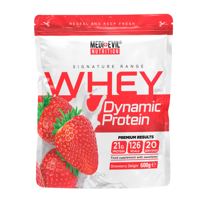 Medi-Evil Whey Dynamix Protein 600g - Strawberry Delight - Protein Powder at MySupplementShop by Medi-Evil Nutrition