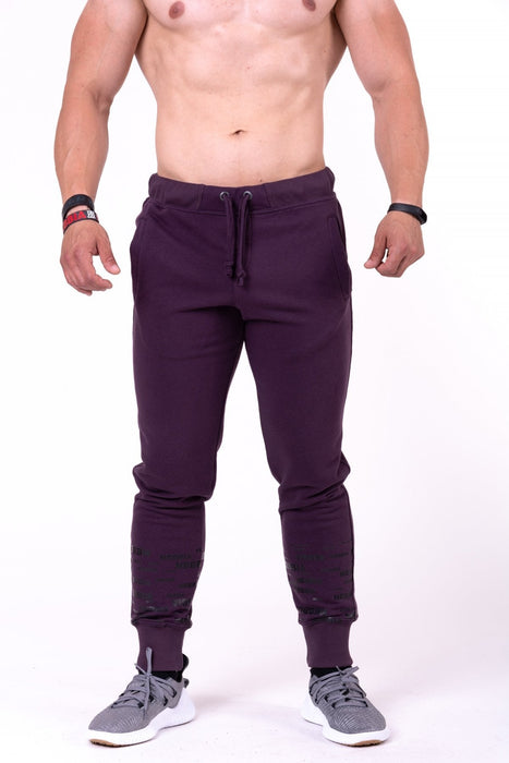 Nebbia Gym Hero Joggers 153 - Burgundy - XL - Joggers at MySupplementShop by Nebbia