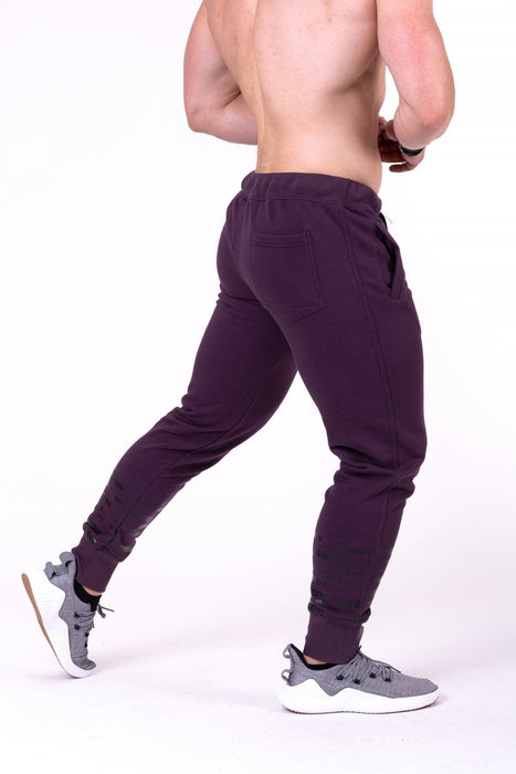 Nebbia Gym Hero Joggers 153 - Burgundy - Joggers at MySupplementShop by Nebbia