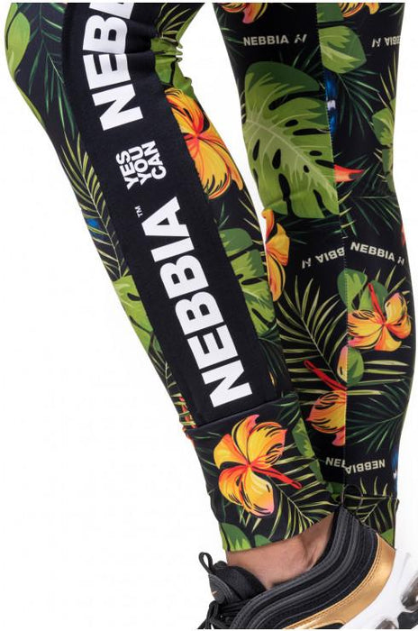 Nebbia High-Waist Performance Leggings 567- Jungle Green - Large - Leggings at MySupplementShop by Nebbia