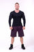 Nebbia Raw Hem Street Shorts 151 - Burgundy - Large - Shorts at MySupplementShop by Nebbia