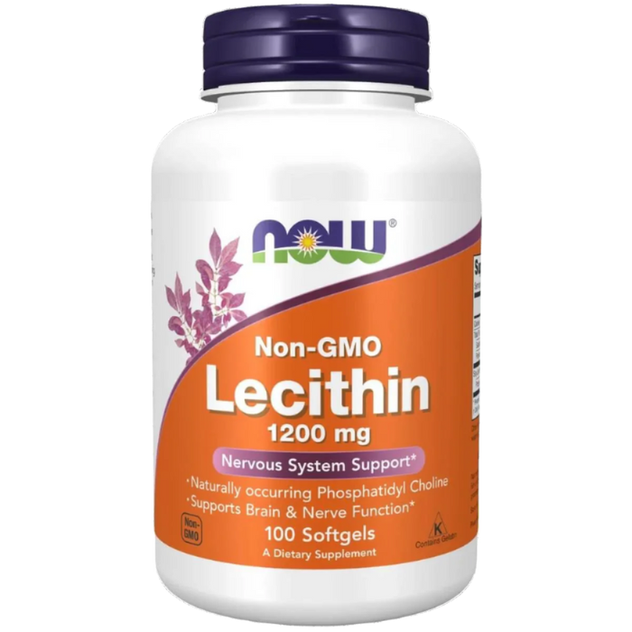 NOW Foods Lecithin 1,200 mg 100 Softgels