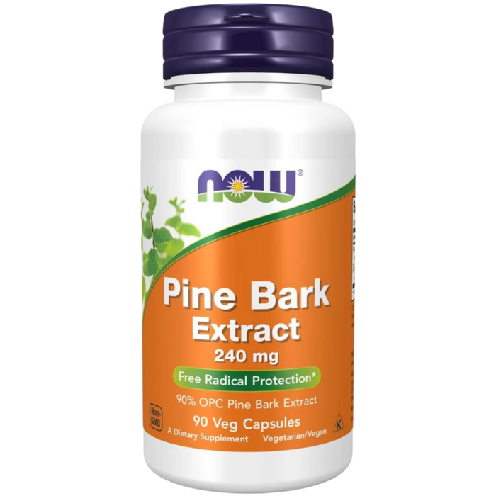 NOW Foods Pine Bark Extract 240 mg 90 Veg Capsules