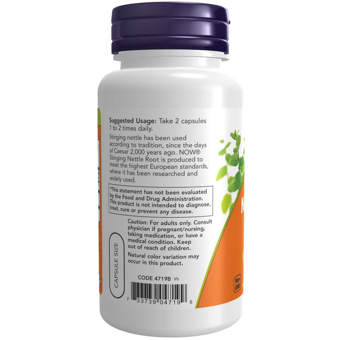 NOW Foods Stinging Nettle Root Extract 250 mg 90 Veg Capsules - Health and Wellbeing at MySupplementShop by NOW Foods