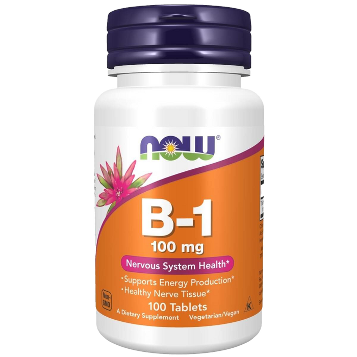 NOW Foods Vitamin B-1 100 mg 100 Tablets