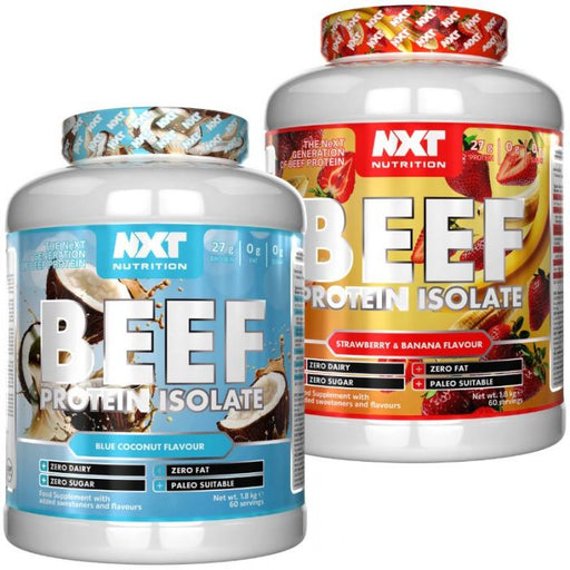 NXT Nutrition Beef Protein Isolate 1.8kg - Caramel Latte - Sports Nutrition at MySupplementShop by NXT Nutrition