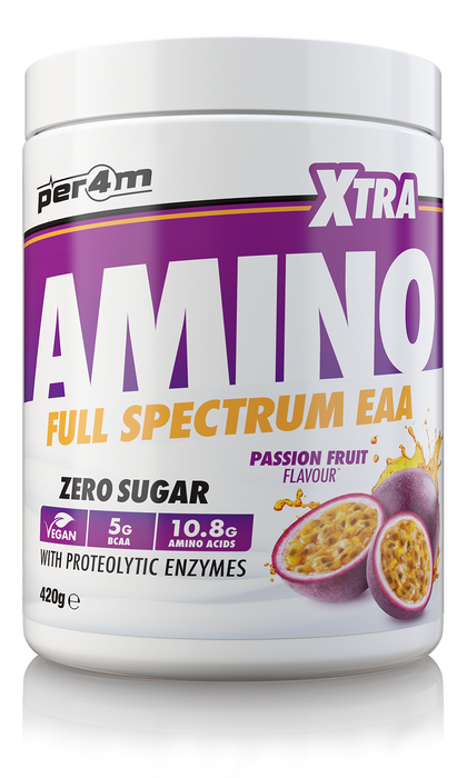 Per4m Amino Xtra 420g - Passionfruit - Amino Acids and BCAAs at MySupplementShop by PER4M Nutrition