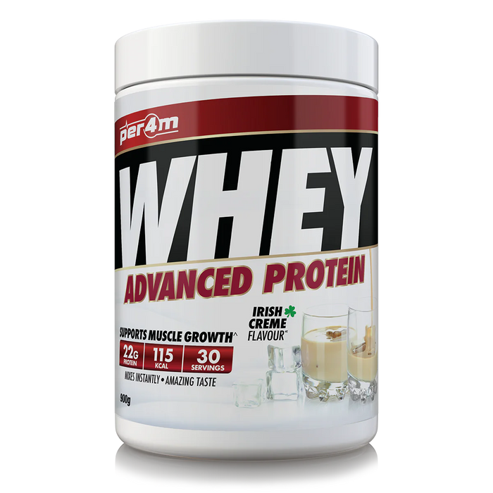 PER4M Whey Protein Powder 900g - 30 Servings | 21g Protein per Serving, Zero Sugar, Gluten-Free