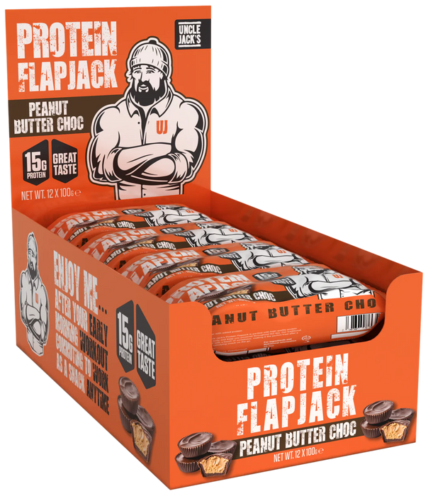 Uncle Jack's Protein Flapjacks 12 x 100g