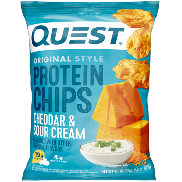 Quest Nutrition Protein Chips 8x32g - Food Cupboard at MySupplementShop by Quest Nutrition