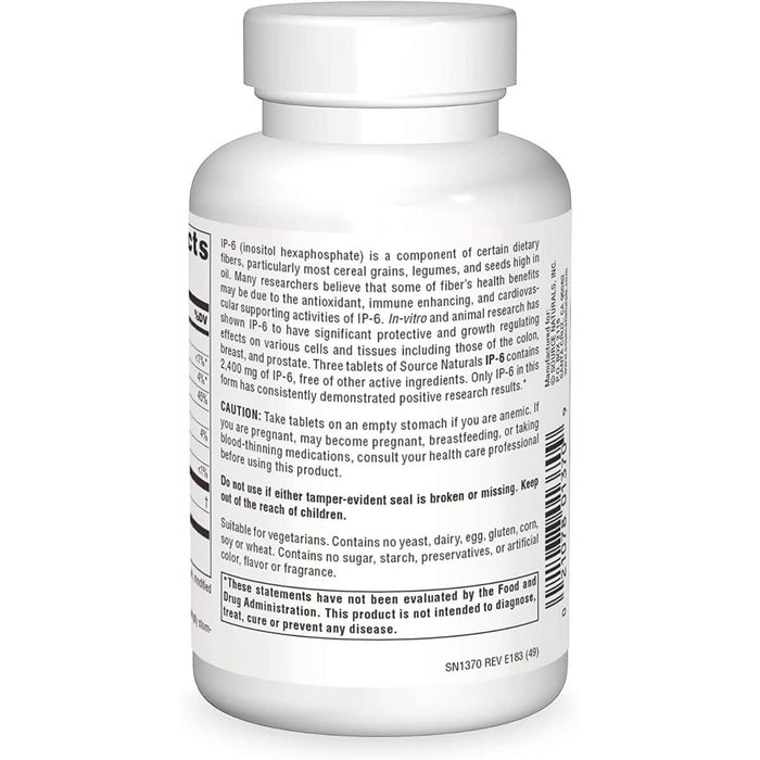 Source Naturals IP-6 800mg 90 Tablets - Cellular Health at MySupplementShop by Source Naturals