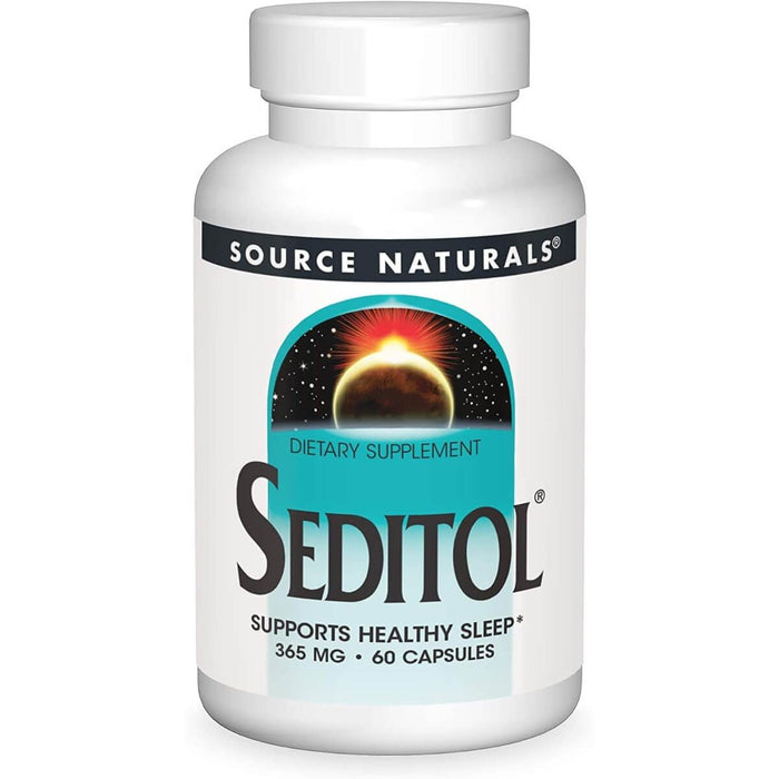 Source Naturals Seditol 365mg 60 Capsules - Sleep & Relaxation at MySupplementShop by Source Naturals