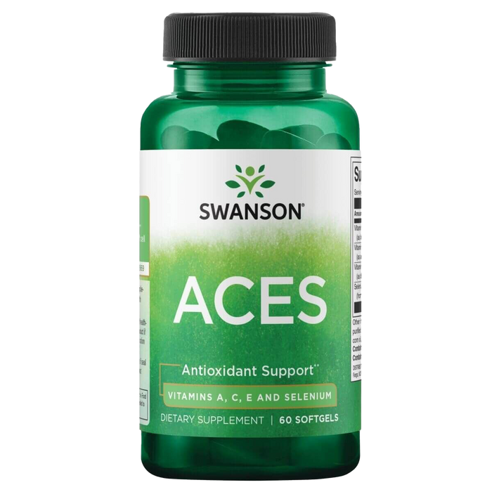 Swanson ACES Vitamins A, C, E and Selenium 60 Softgels