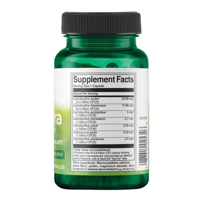 Swanson Femflora Probiotic for Women 9.8 Billion CFU 60 Capsules - Digestive Health at MySupplementShop by Swanson