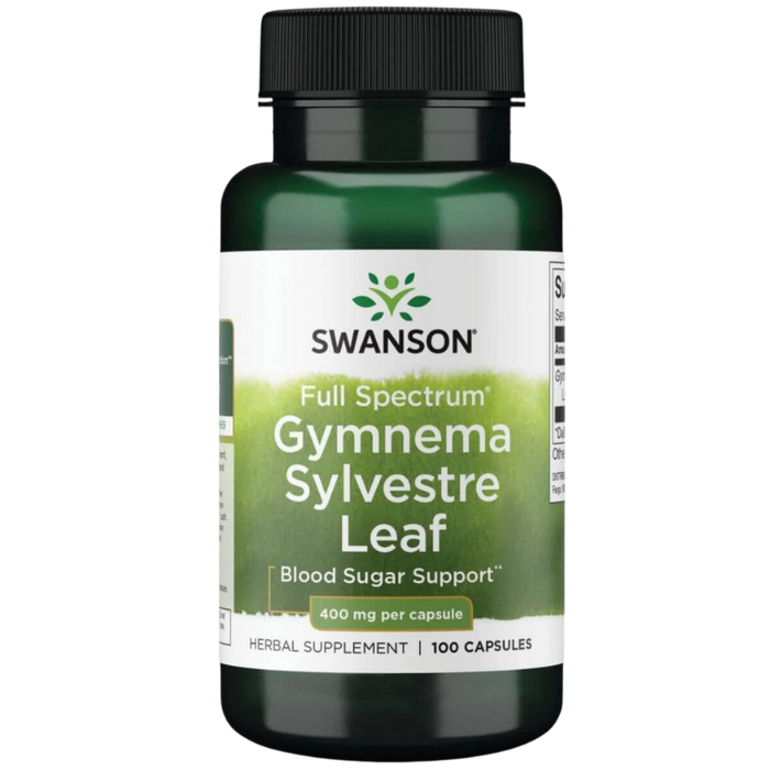 Swanson Full Spectrum Gymnema Sylvestre Leaf 400 mg 100 Capsules