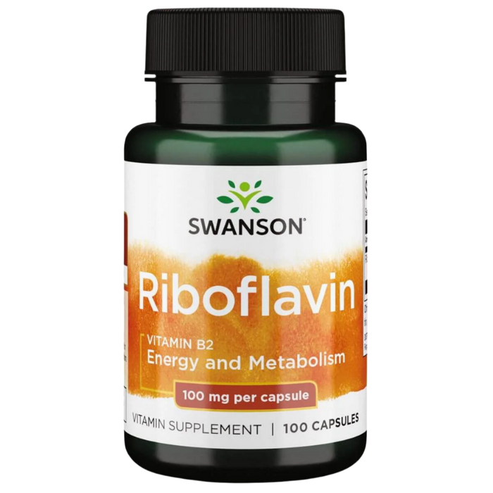 Swanson Riboflavin Vitamin B-2 100 mg 100 Capsules