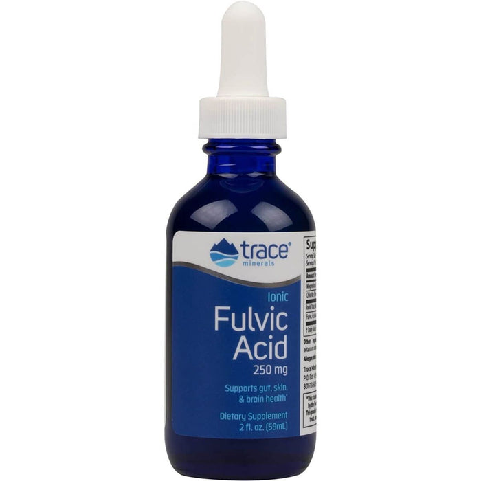 Trace Minerals Ionic Fulvic Acid 250mg 2 fl oz (59ml) - Vitamins & Minerals at MySupplementShop by Trace Minerals