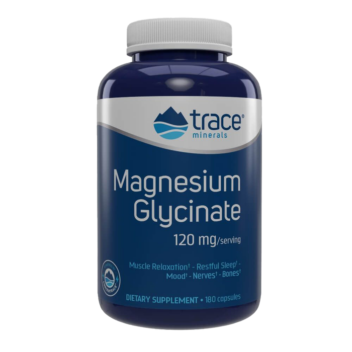 Trace Minerals Magnesium Glycinate 120mg 180 Capsules