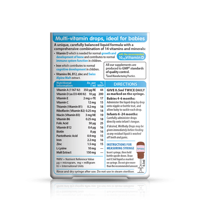 Vitabiotics Wellbaby Multi-Vitamin Drops - 30ml