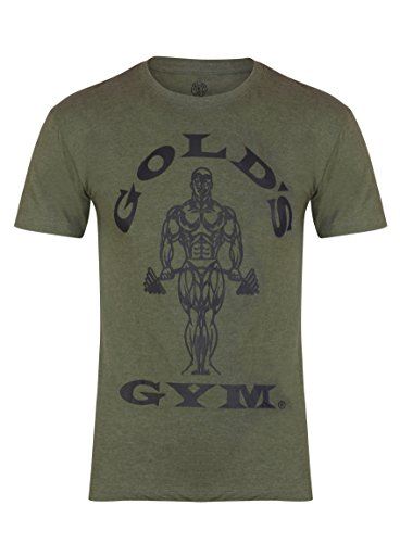 Golds Gym T-Shirt Muscle Joe S Army Green - Sports Nutrition at MySupplementShop by Golds Gym