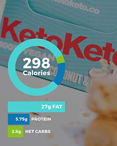 KetoKeto Bar 12x50g Coconut Cashew - Sports Nutrition at MySupplementShop by KetoKeto