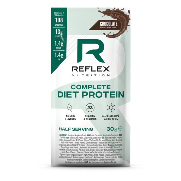 Reflex Nutrition Complete Diet Protein, Banana - 30g (1 serving) - Default Title - Protein at MySupplementShop by Reflex Nutrition