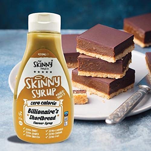 The Skinny Food Co . Billionaires Shortbread Syrup 425ml - Syrup at MySupplementShop by The Skinny Food Co