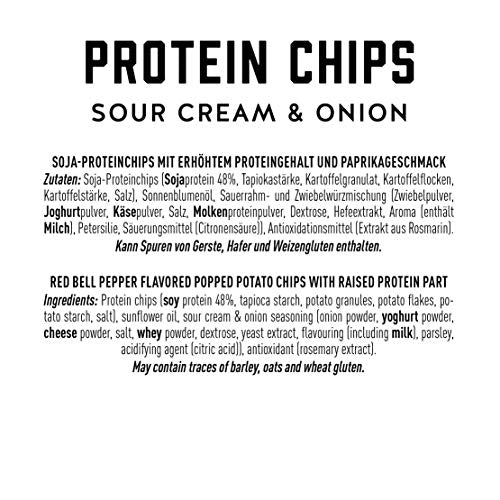 GOT7 Nutrition High Protein Chips with 40 percent Protein Sour Cream and Onion 1er Pack (1 x 300 g) - Diet Snacks at MySupplementShop by Got7 Nutrition