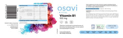 Osavi Vitamin B1, 100mg - 120 vegan caps - Vitamin B6 at MySupplementShop by Osavi