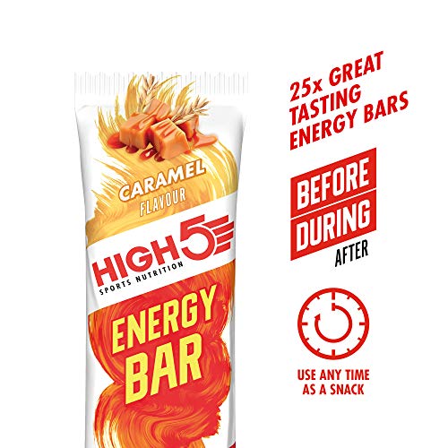 HIGH5 Energy Bar Real Fruits Soft Bar No Artificial Sweeteners (Caramel 25 x 55g) - Endurance & Energy at MySupplementShop by HIGH5