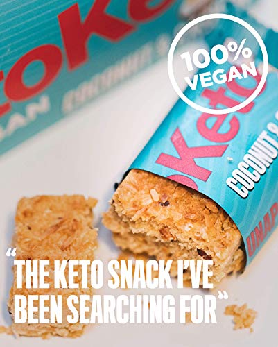 KetoKeto Bar 12x50g Coconut Cashew - Sports Nutrition at MySupplementShop by KetoKeto